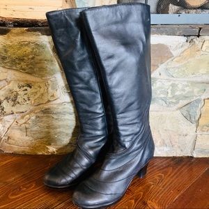 Dansko Tall leather zippered Boots